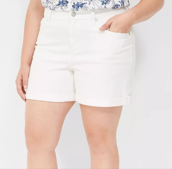 Lane Bryant Pants - Lane Bryant Boyfriend Fit Midi Jean Short